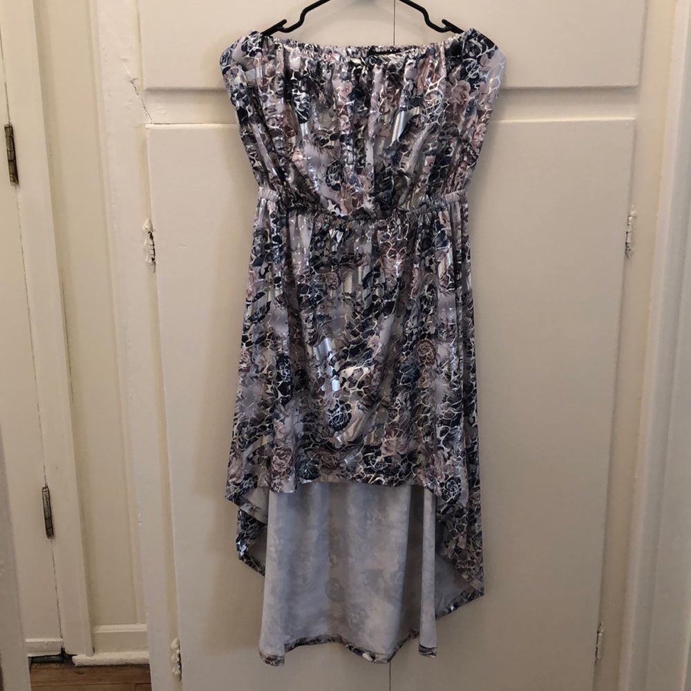 Beautiful strapless high low dress